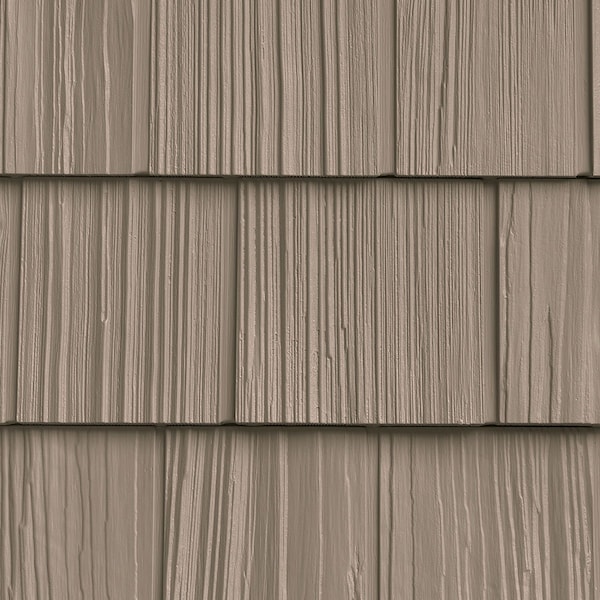 The Foundry 7in. W x 60 3/4in. L Exposure, Vinyl Split Shakes Total 100 Sq. Feet, 095 - Lite Khaki, 34PK 1101095 - main